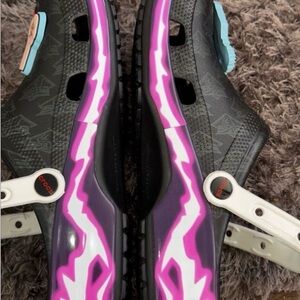 CROCS Black and Pink Men's Sandals